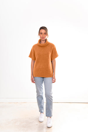 ROLL NECK SLOUCH VEST