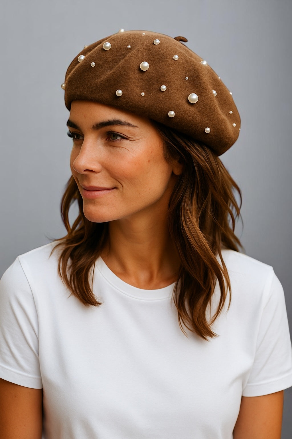 EXTRA FINE PURE WOOL BERET HAT