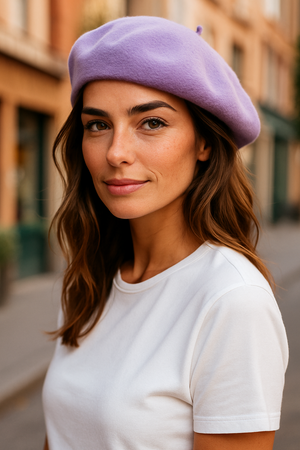 PURE WOOL BERET HAT