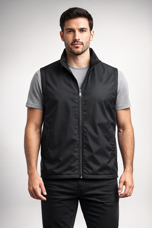 Crossley Full Zip vest With Pockets MADE IN ITALY
