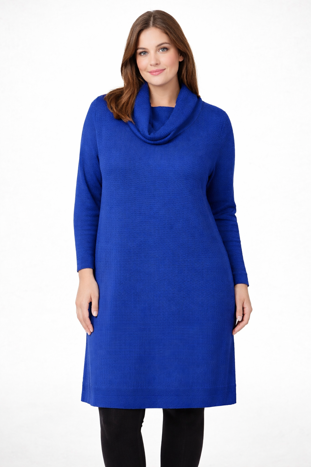 Fields Women Plus Size Roll neck Patterned Tunic