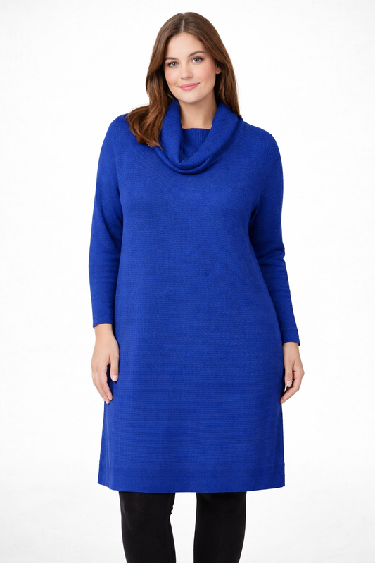 Fields Women Plus Size Roll neck Patterned Tunic
