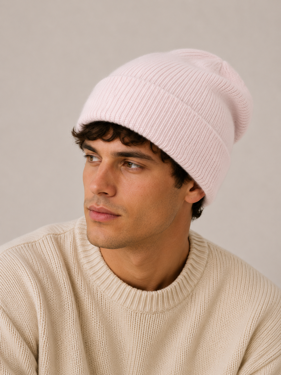 Unisex Premium Angora Fur Beanie
