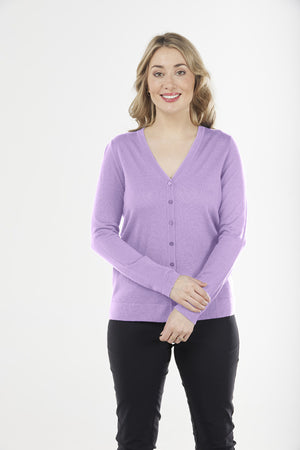 ESSENTIAL VEE NECK CARDIGAN
