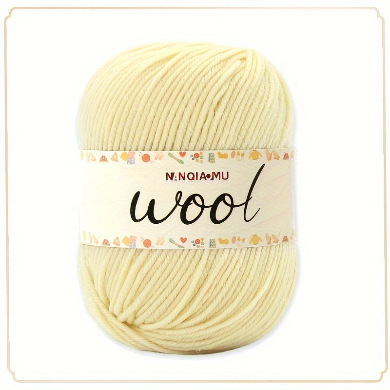 100% Pure Wool, Soft Knitting Crochet Yarn 50g