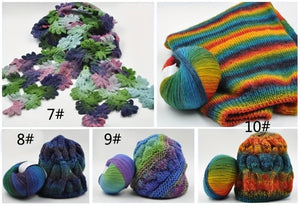 3roll/set Dyed with Icelandic Wool