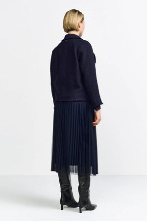 Rich & Royal Tulle Plisse Skirt Made in Italy