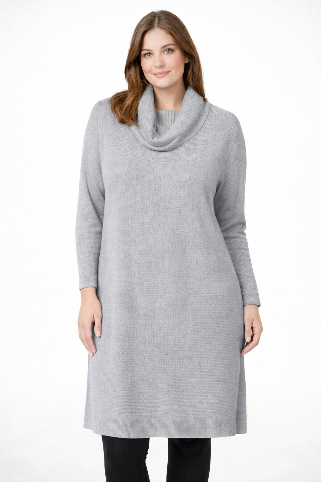 Fields Women Plus Size Roll neck Patterned Tunic