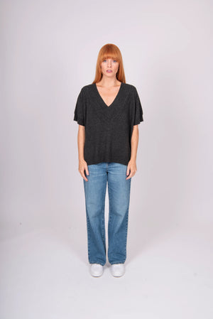 Bridge & Lord - V-Neck Cable Trim Vest