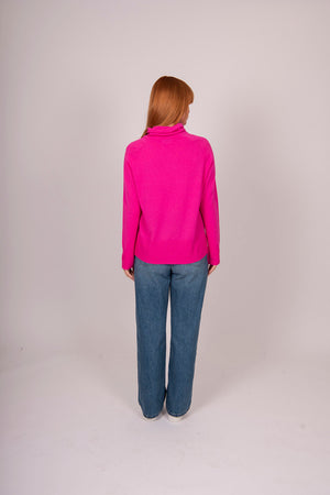 DRAWSTRING COLLAR RAGLAN PULLOVER