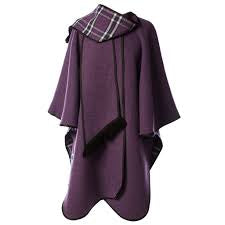 KESTA REVERSIBLE LONG LINE CAPE MADE IN UK