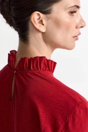 RICH & ROYAL RUFFLED NECK LONG SLEEVE MADE IN PORTUGAL