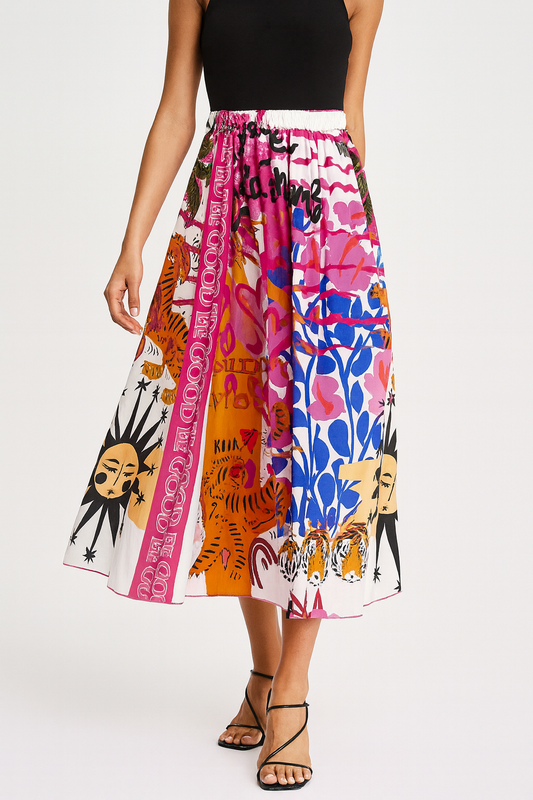 Miss Goodlife Skirt Tiger Sun