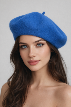 EXTRA FINE PURE WOOL BERET HAT