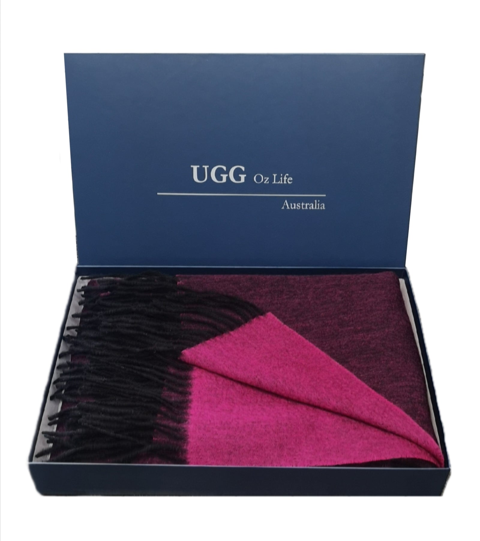 UGG Pure wool shawl/ Scarf /wrap reversible