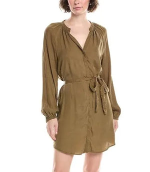 BELLA DAHL Long Sleeve Belted Mini Dress