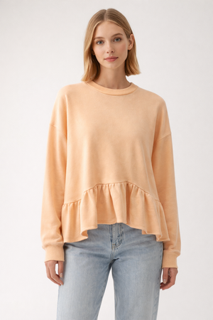 RICH & ROYAL SWEATER WITH FLURRY