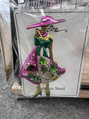 Stainless Steel Brooch Clothing Pin