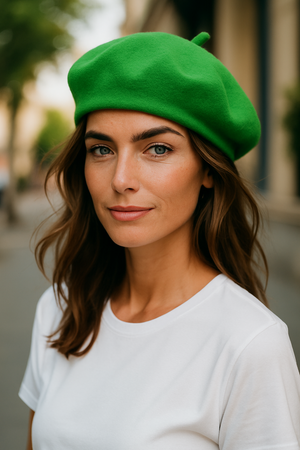 PURE WOOL BERET HAT