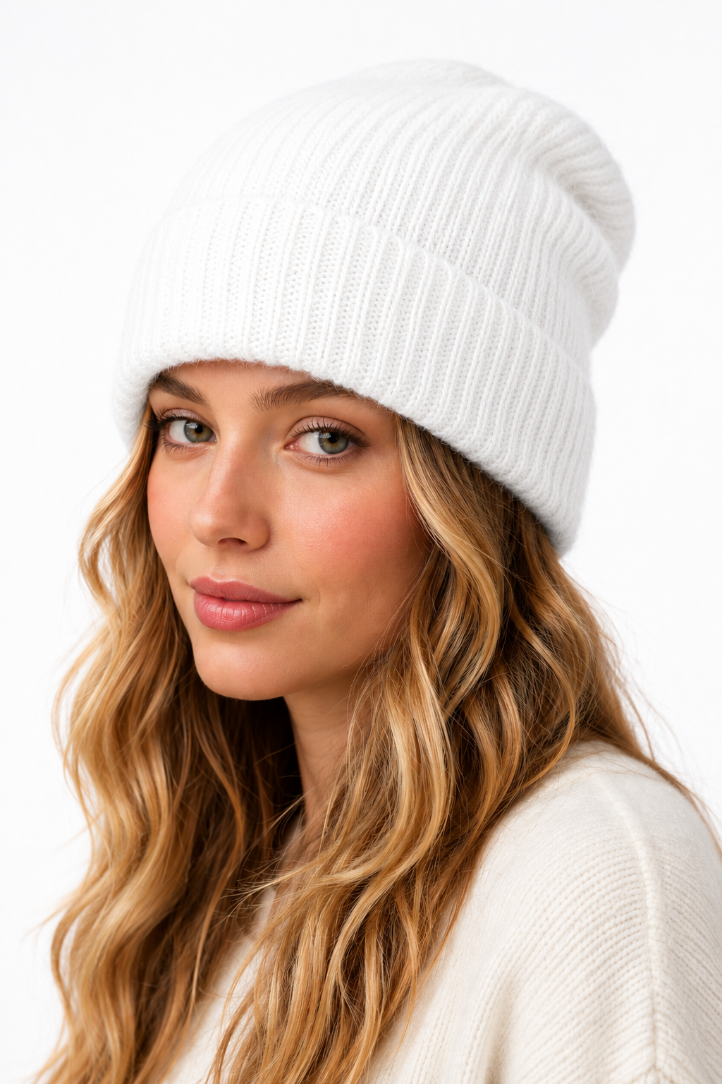 Unisex Premium Angora Fur Beanie