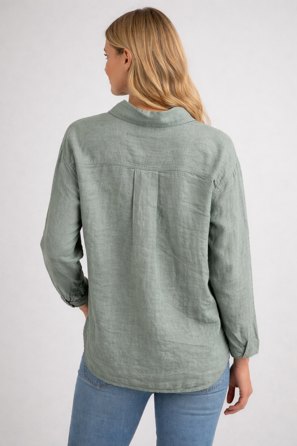 CROSSLEY JAER SHIRT 100% LINEN MADE IN ITALY