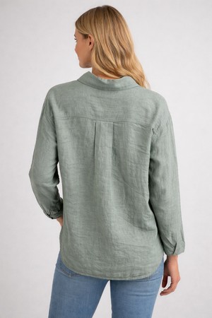 CROSSLEY JAER SHIRT 100% LINEN MADE IN ITALY