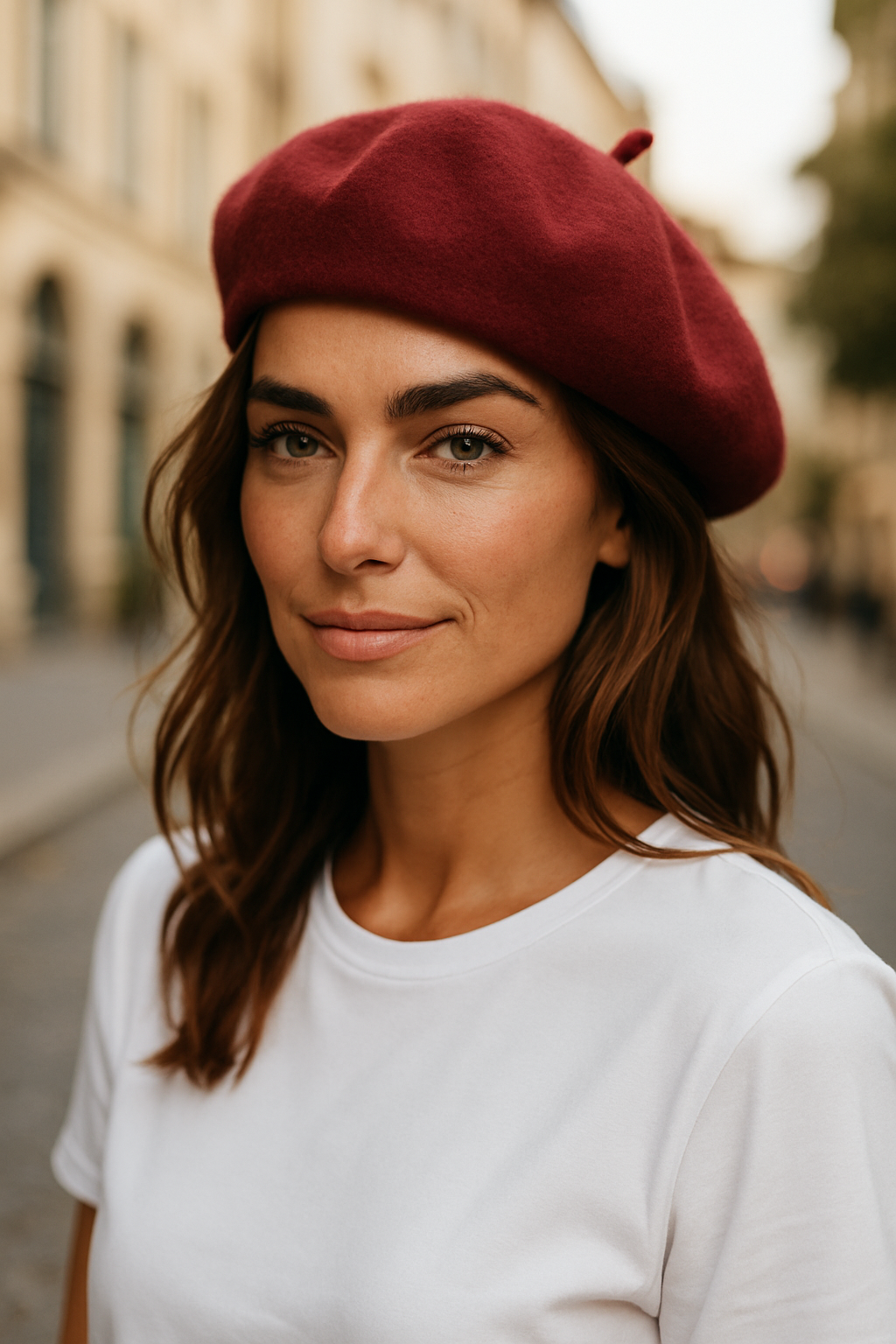 EXTRA FINE PURE WOOL BERET HAT