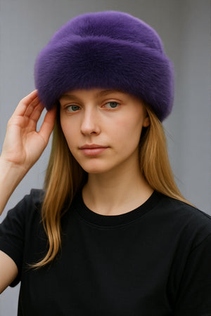 Luxurious Furry Hat & Scarf Set