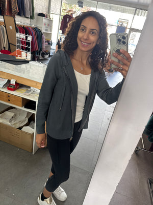 Pure cashmere Full zip hoodie