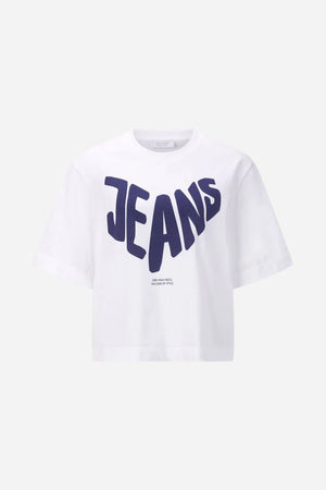 RICH & ROYAL WHITE T-SHIRT WITH PRINT