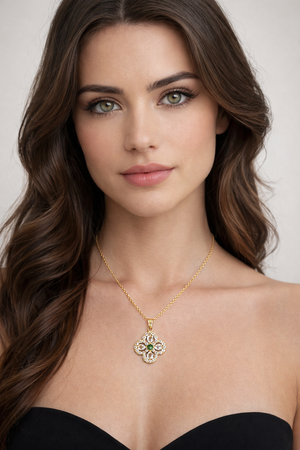TAHLIA JEWELLERY - Leaf Necklac