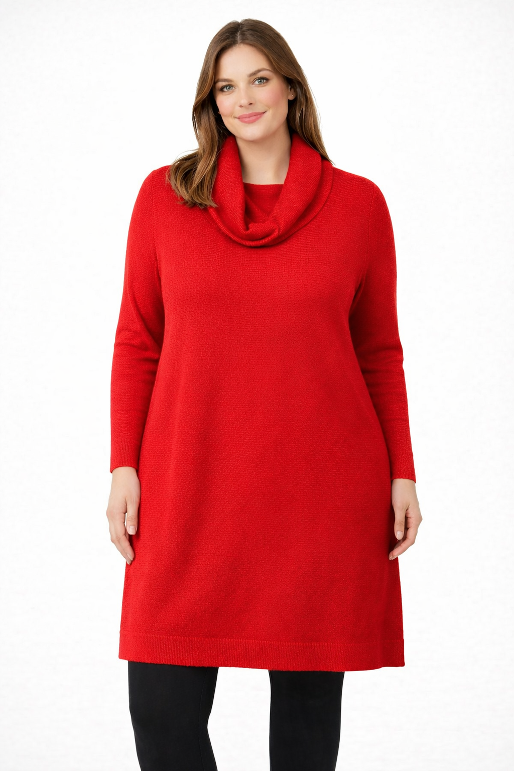Fields Women Plus Size Roll neck Patterned Tunic