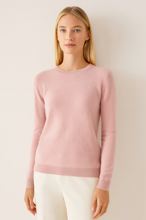 Pure Cashmere Crew Neck Pullover