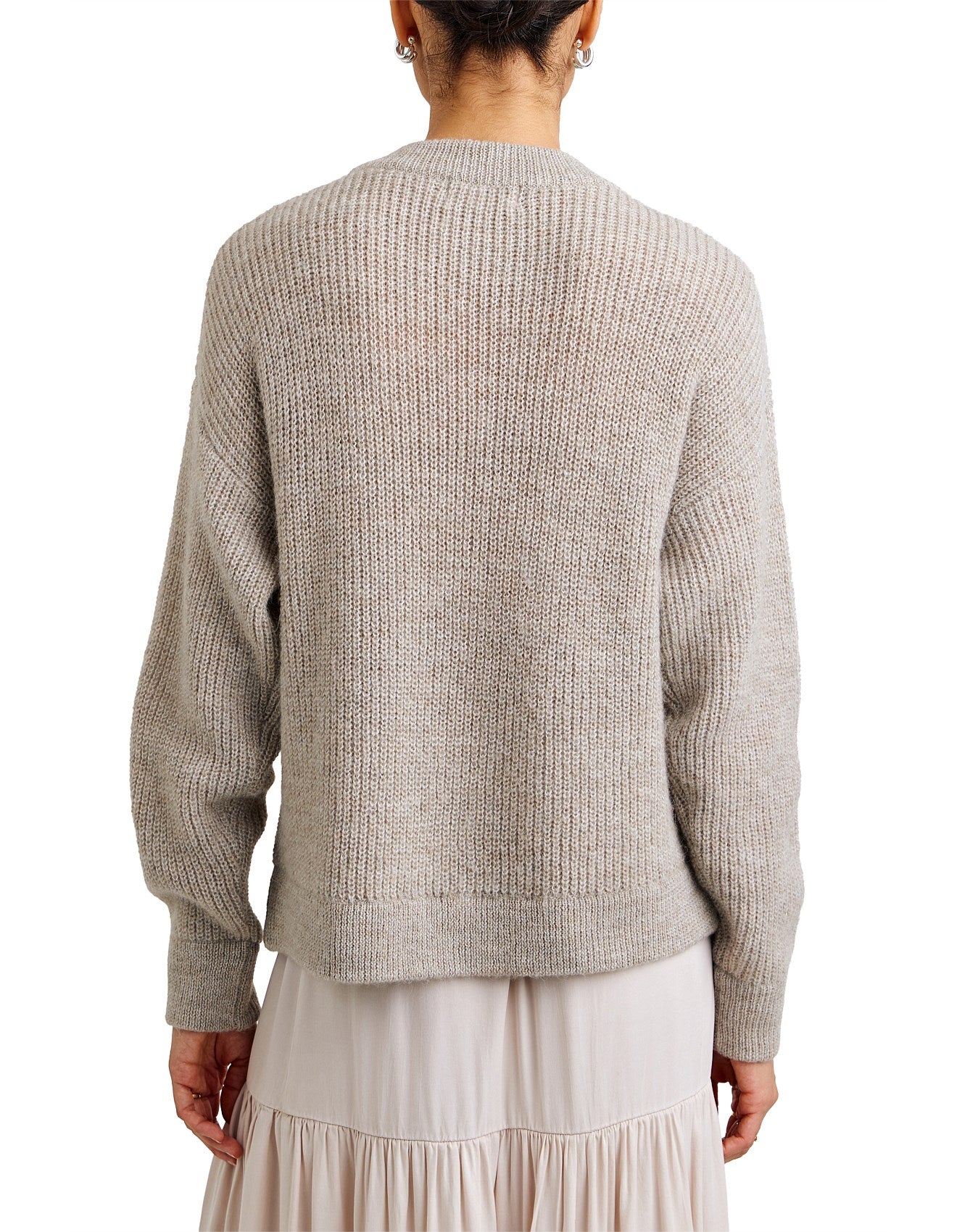 Bella Dahl beaded Crew Neck Sweater