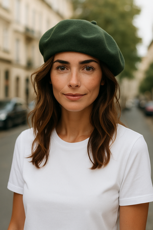 PURE WOOL BERET HAT
