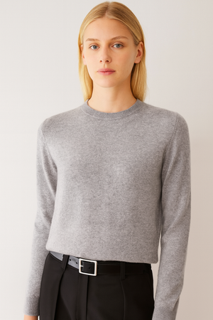 Pure Cashmere Crew Neck Pullover