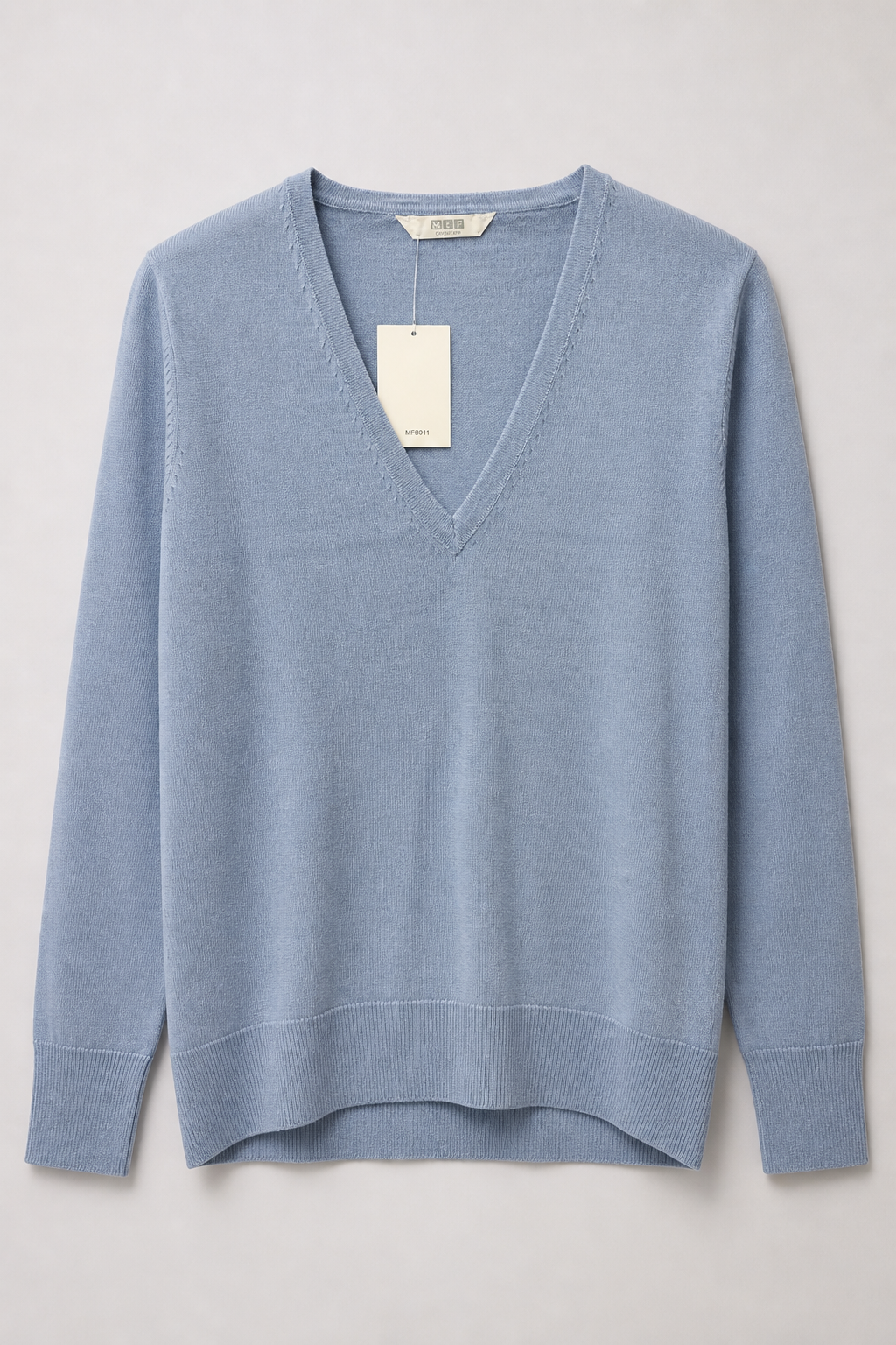 MTF Fine Merino Vee Neck Pullover