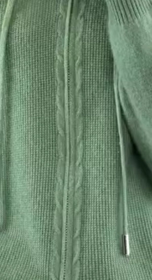 Pure cashmere Full zip hoodie