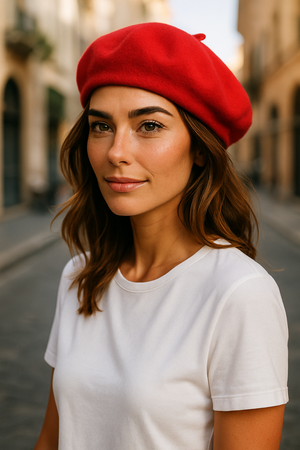 PURE WOOL BERET HAT