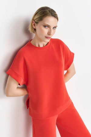 RICH & ROYAL T-SHIRT AUS SUPERSOFTEM JERSEY