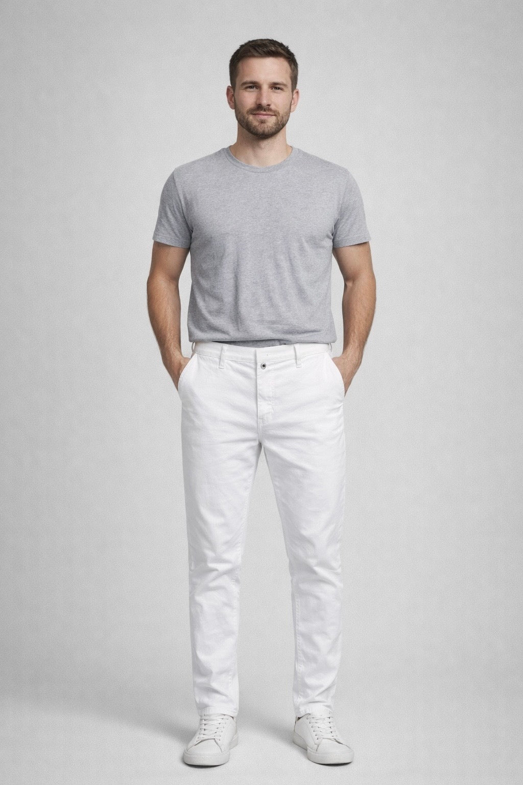 IVY-Karmey white Chino