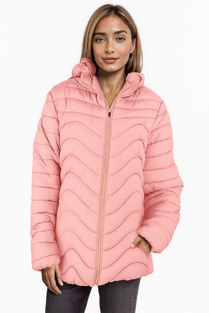 SABENA PADDED JACKET WITH FAUX FUR LINING