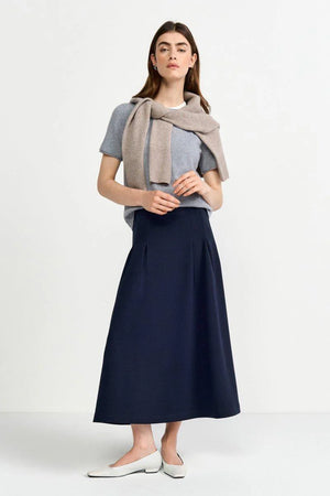 RICH & ROYAL PLUM SKIRT