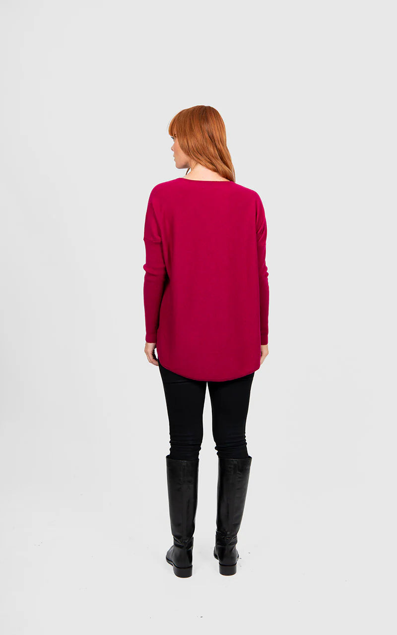 Bridge & Lord - Queen Vee Curved Hem Pullover