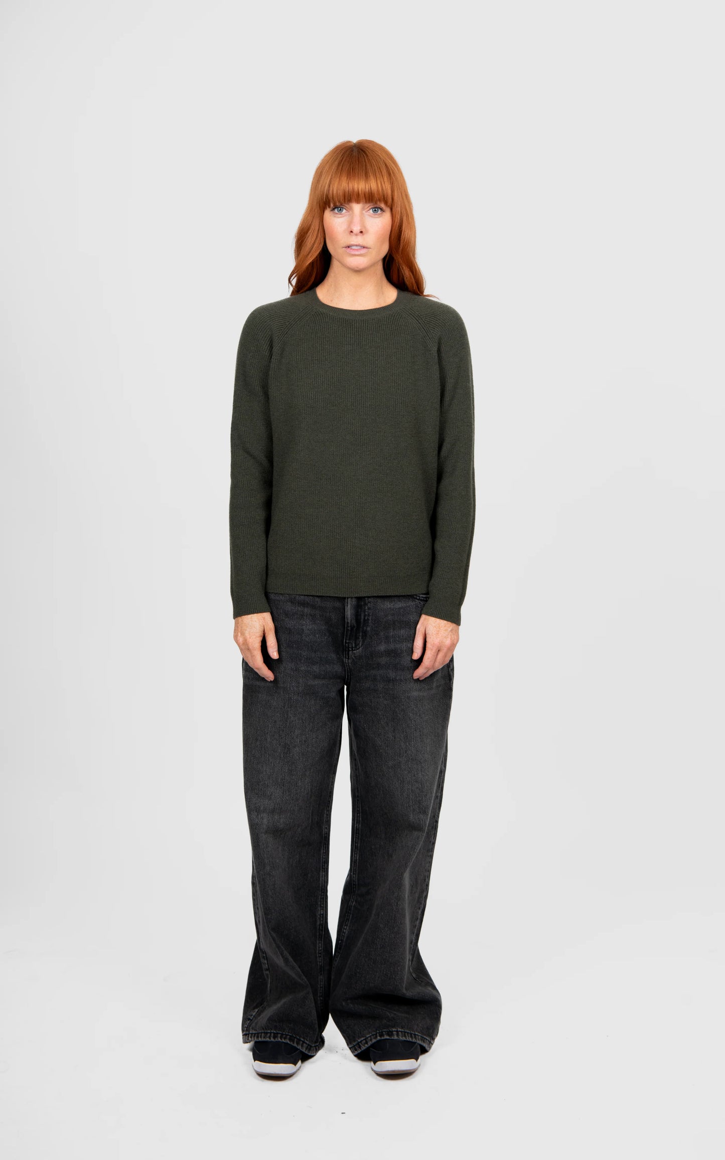 Bridge & Lord - Ribbed Raglan Crew Pullover