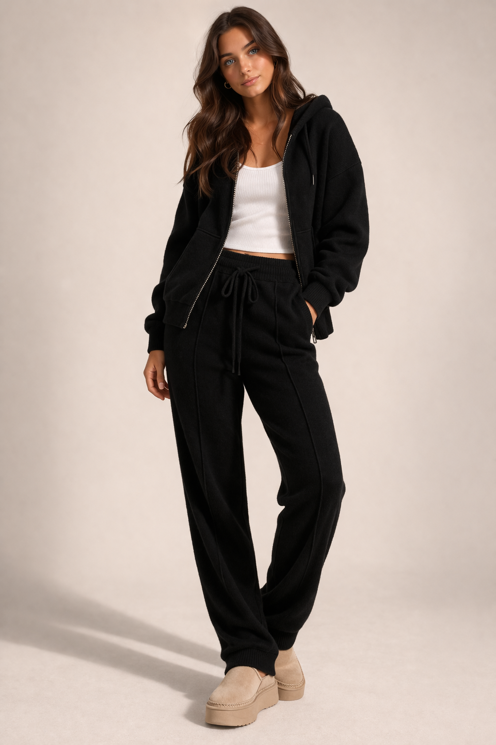 PURE CASHMERE PANTS