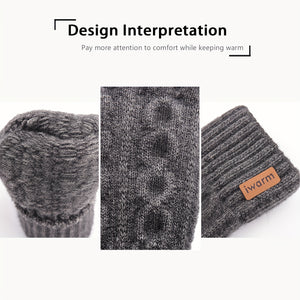 Alpaca Wool Fingerless Gloves