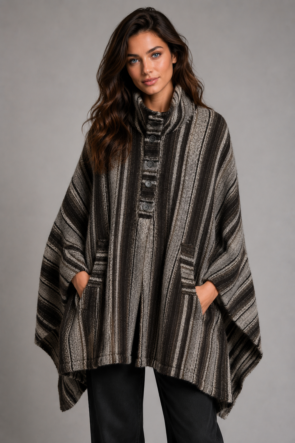 LOUIZON UNISEX OVERSIZED PONCHO