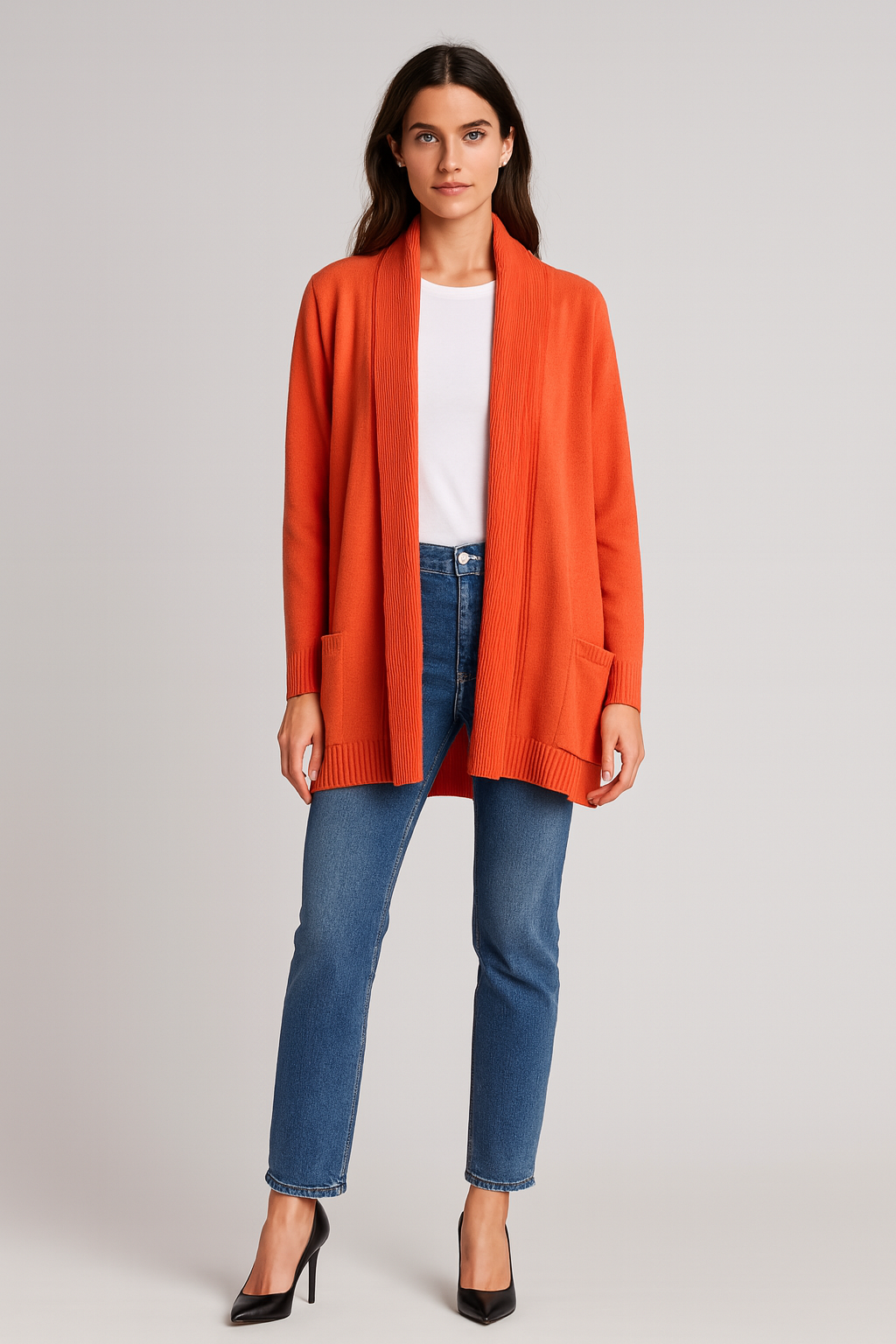 BELLA SWING COAT WITH POCKETS