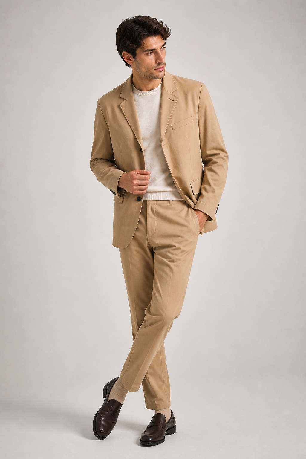 HANNES ROETHER BLAZER AND PANTS SET